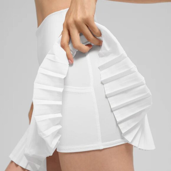 Alo Yoga  Grand Slam Tennis Skirt in White XXS - Picture 3 of 6
